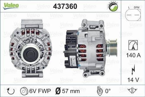 Valeo SG14B010 - Ģenerators autodraugiem.lv