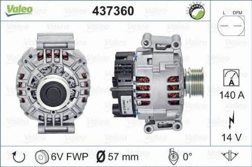 Valeo SG14B022 - Ģenerators autodraugiem.lv