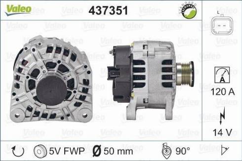 Valeo SG12B095 - Ģenerators autodraugiem.lv