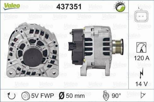Valeo SG12B050 - Ģenerators autodraugiem.lv