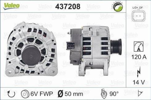 Valeo SG12B017 - Ģenerators autodraugiem.lv