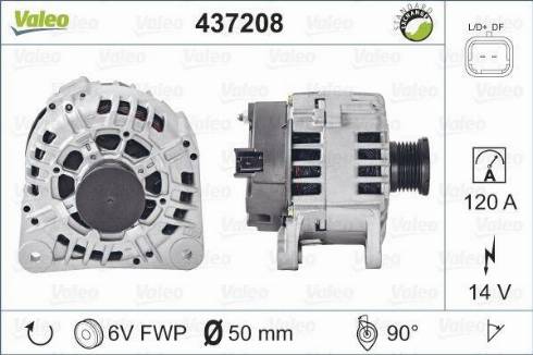 Valeo SG12B071 - Ģenerators autodraugiem.lv