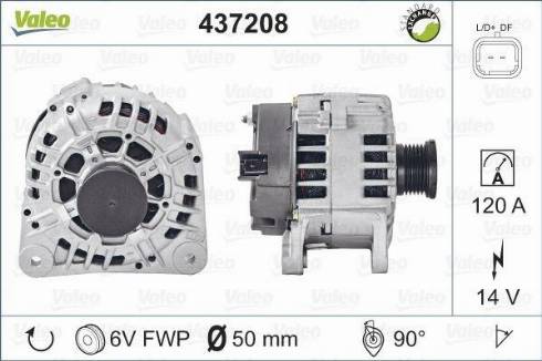 Valeo SG12B123 - Ģenerators autodraugiem.lv