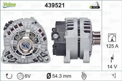 Valeo SG12S077 - Ģenerators autodraugiem.lv