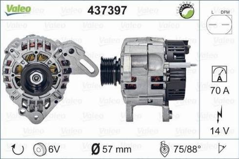 Valeo SG8B016 - Ģenerators autodraugiem.lv