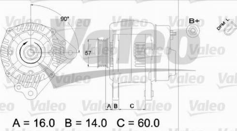 Valeo SG8B023 - Ģenerators autodraugiem.lv