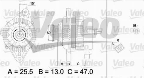 Valeo TA000A17301 - Ģenerators autodraugiem.lv