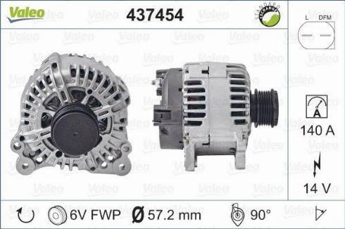 Valeo TG14C016 - Ģenerators autodraugiem.lv