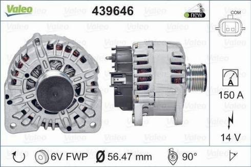 Valeo TG15C146 - Ģenerators autodraugiem.lv