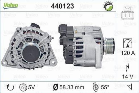 Valeo TG12C033 - Ģenerators autodraugiem.lv