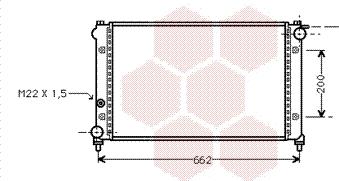 Van Wezel 49002005 - Radiators, Motora dzesēšanas sistēma autodraugiem.lv