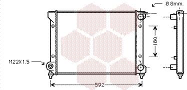 Van Wezel 49002027 - Radiators, Motora dzesēšanas sistēma autodraugiem.lv