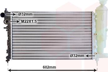 Van Wezel 40002014 - Radiators, Motora dzesēšanas sistēma autodraugiem.lv