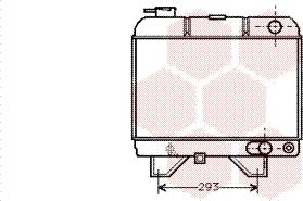 Van Wezel 40002021 - Radiators, Motora dzesēšanas sistēma autodraugiem.lv