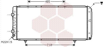 Van Wezel 40002151 - Radiators, Motora dzesēšanas sistēma autodraugiem.lv