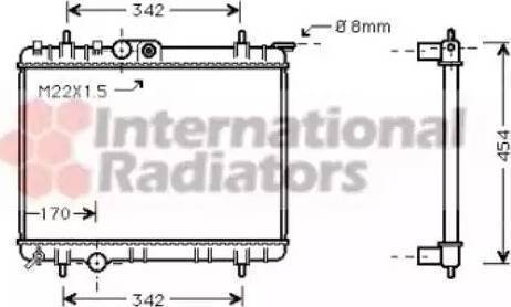 Ava Quality Cooling PEA2189 - Radiators, Motora dzesēšanas sistēma autodraugiem.lv