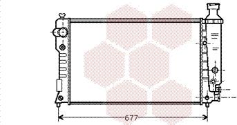 Van Wezel 40002126 - Radiators, Motora dzesēšanas sistēma autodraugiem.lv