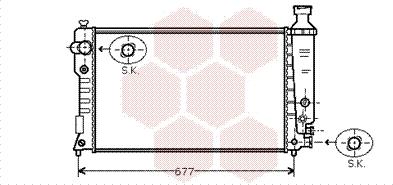 Van Wezel 40002127 - Radiators, Motora dzesēšanas sistēma autodraugiem.lv