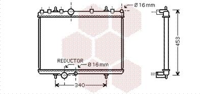 Van Wezel 40002266 - Radiators, Motora dzesēšanas sistēma autodraugiem.lv