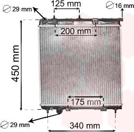 Van Wezel 40002288 - Radiators, Motora dzesēšanas sistēma autodraugiem.lv