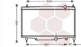 Van Wezel 40002229 - Radiators, Motora dzesēšanas sistēma autodraugiem.lv