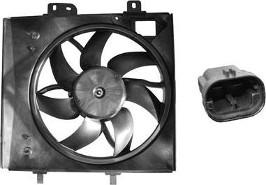 Van Wezel 4029746 - Ventilators, Motora dzesēšanas sistēma autodraugiem.lv