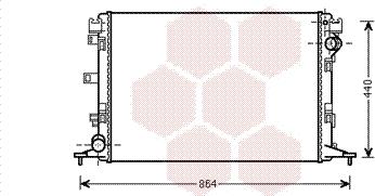 Van Wezel 43002420 - Radiators, Motora dzesēšanas sistēma autodraugiem.lv