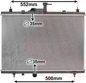 Van Wezel 43002603 - Radiators, Motora dzesēšanas sistēma autodraugiem.lv