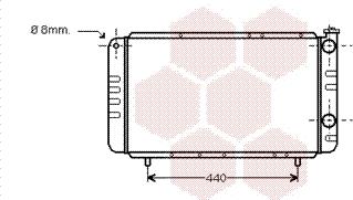 Van Wezel 43002058 - Radiators, Motora dzesēšanas sistēma autodraugiem.lv