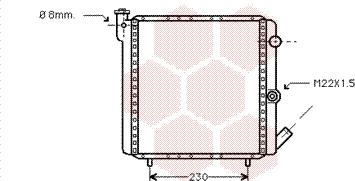 Van Wezel 43002016 - Radiators, Motora dzesēšanas sistēma autodraugiem.lv