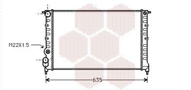 Van Wezel 43002149 - Radiators, Motora dzesēšanas sistēma autodraugiem.lv