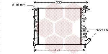 Van Wezel 43002109 - Radiators, Motora dzesēšanas sistēma autodraugiem.lv