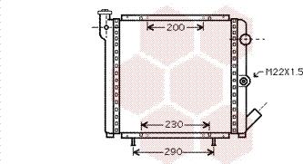 Van Wezel 43002377 - Radiators, Motora dzesēšanas sistēma autodraugiem.lv