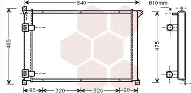 Van Wezel 43002257 - Radiators, Motora dzesēšanas sistēma autodraugiem.lv