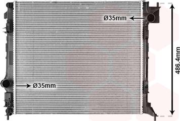 Van Wezel 43012702 - Radiators, Motora dzesēšanas sistēma autodraugiem.lv