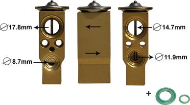 Van Wezel 47001076 - Izplešanās vārsts, Gaisa kond. sistēma autodraugiem.lv