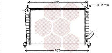 Van Wezel 47002062 - Radiators, Motora dzesēšanas sistēma autodraugiem.lv