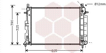 Van Wezel 47002027 - Radiators, Motora dzesēšanas sistēma autodraugiem.lv