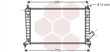 Van Wezel 47002035 - Radiators, Motora dzesēšanas sistēma autodraugiem.lv