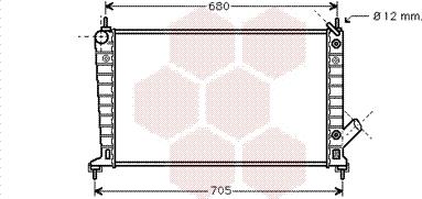 Van Wezel 47002036 - Radiators, Motora dzesēšanas sistēma autodraugiem.lv