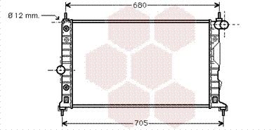 Van Wezel 47002037 - Radiators, Motora dzesēšanas sistēma autodraugiem.lv