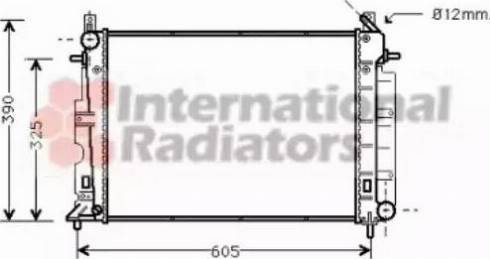 Van Wezel 47002025 - Radiators, Motora dzesēšanas sistēma autodraugiem.lv