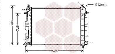 Van Wezel 47002028 - Radiators, Motora dzesēšanas sistēma autodraugiem.lv