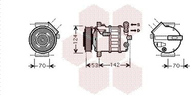 Van Wezel 4700K063 - Kompresors, Gaisa kond. sistēma autodraugiem.lv