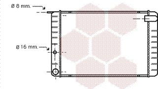 Van Wezel 59002009 - Radiators, Motora dzesēšanas sistēma autodraugiem.lv