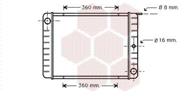 Van Wezel 59002002 - Radiators, Motora dzesēšanas sistēma autodraugiem.lv