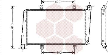 Van Wezel 59002015 - Radiators, Motora dzesēšanas sistēma autodraugiem.lv