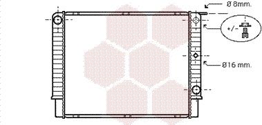 Van Wezel 59002087 - Radiators, Motora dzesēšanas sistēma autodraugiem.lv