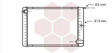 Van Wezel 59002020 - Radiators, Motora dzesēšanas sistēma autodraugiem.lv