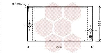 Van Wezel 59002141 - Radiators, Motora dzesēšanas sistēma autodraugiem.lv